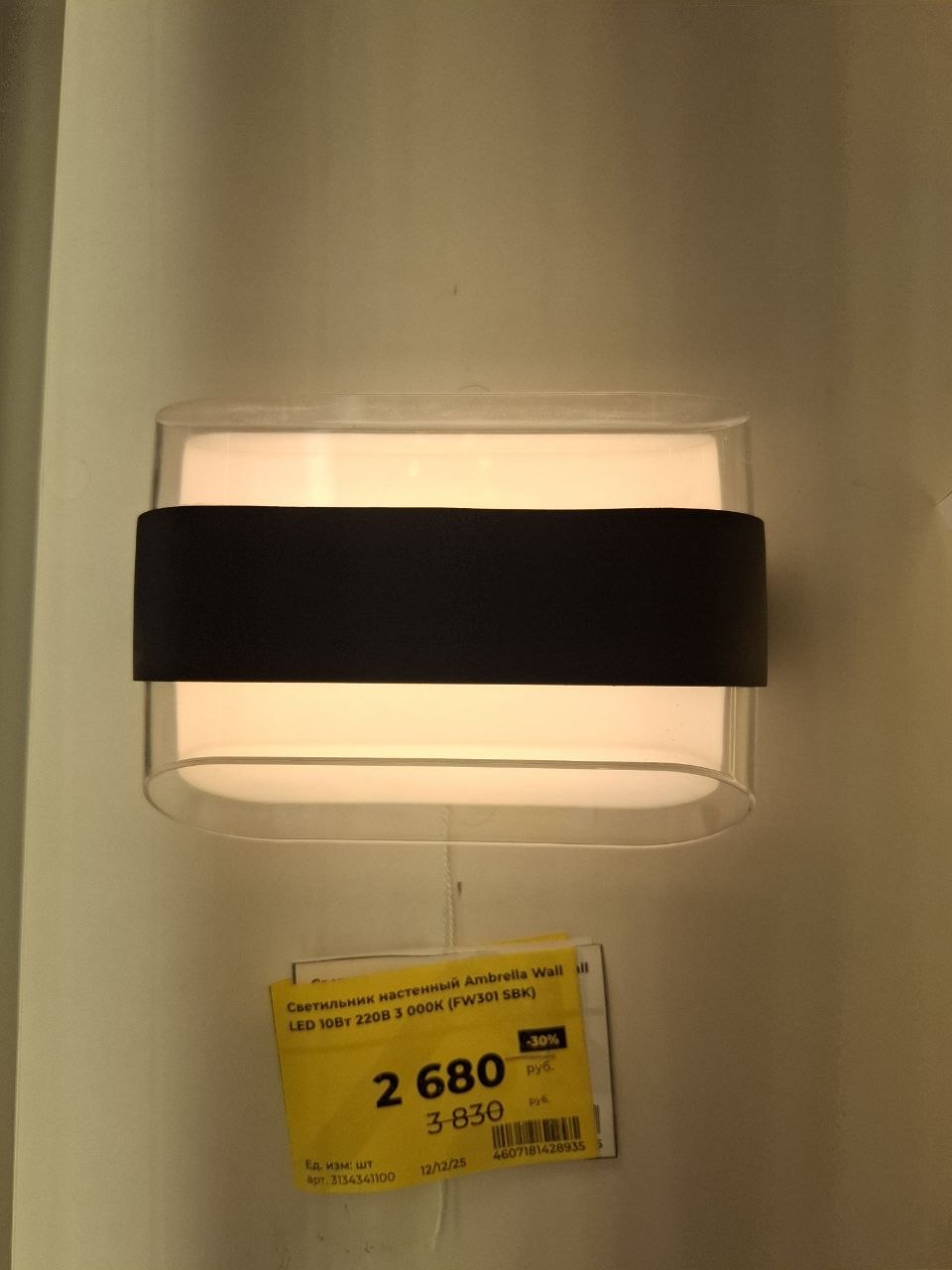 уличный настенный светодиодный светильник ambrella light wall fw301