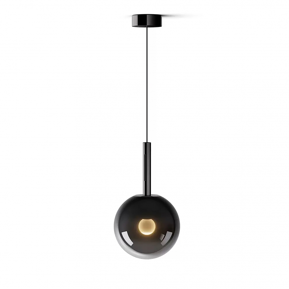 подвесной светильник iledex aura 8615p-1s bk-sm