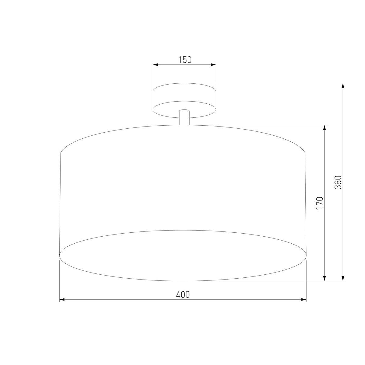 потолочный светильник tk lighting 4243 rondo white
