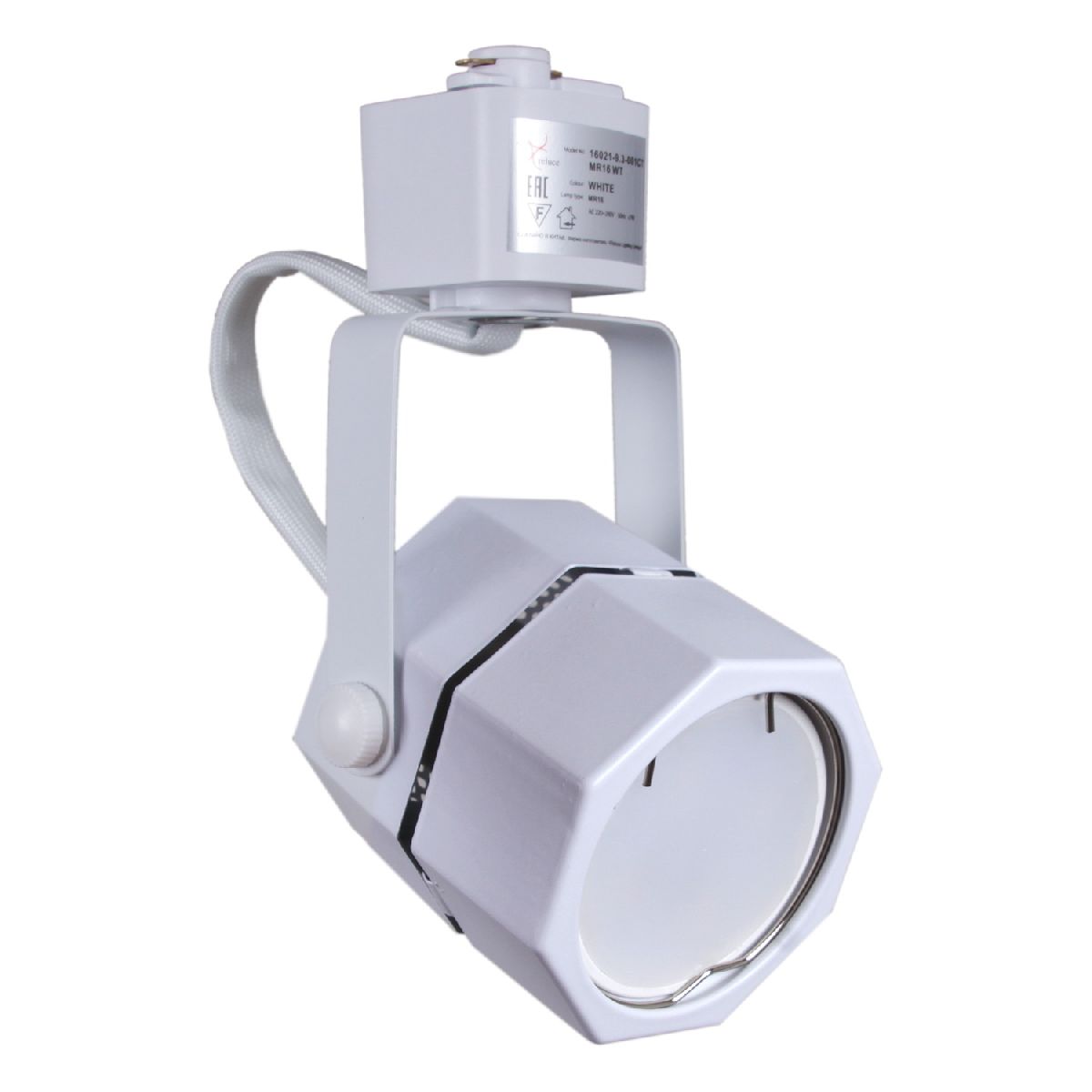 трековый однофазный светильник reluce 16021-9.3-001ct mr16 wt