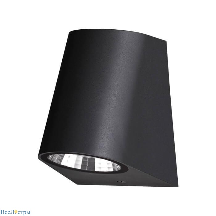 уличный настенный светодиодный светильник novotech street opal 358295