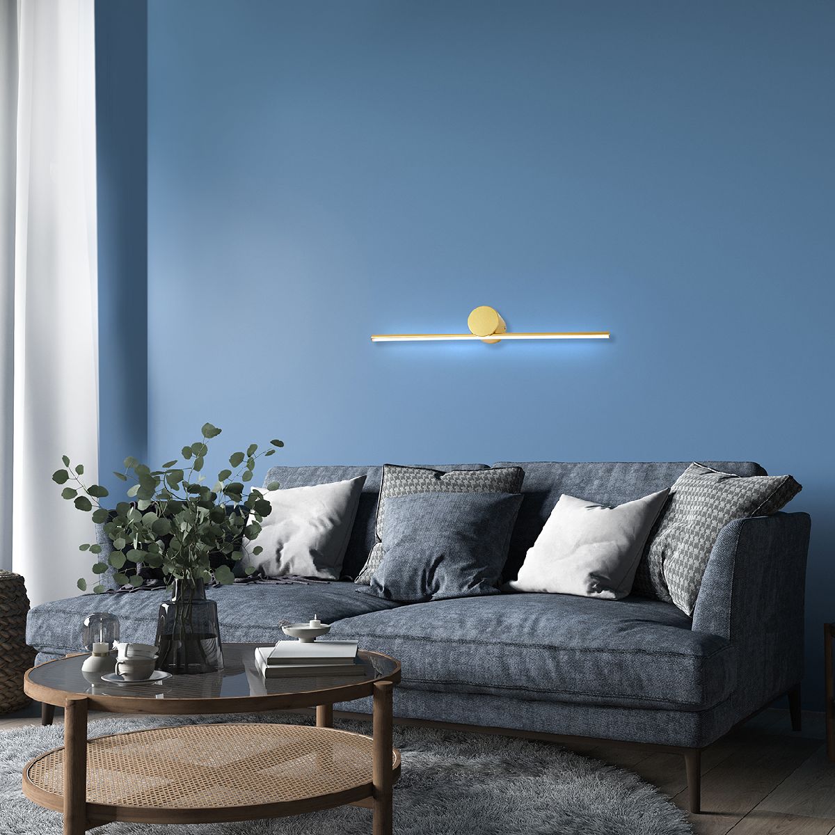 настенный светильник escada line 10291/1led gold