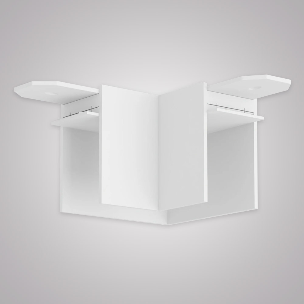 угловой соединитель am group am543 wh smart