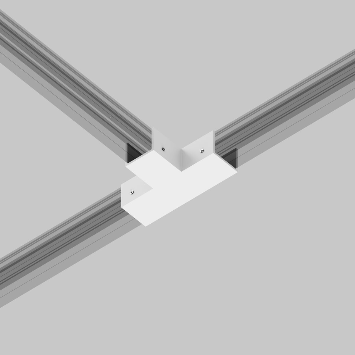 коннектор t-образный для профиля maytoni o-tr001-tc-w