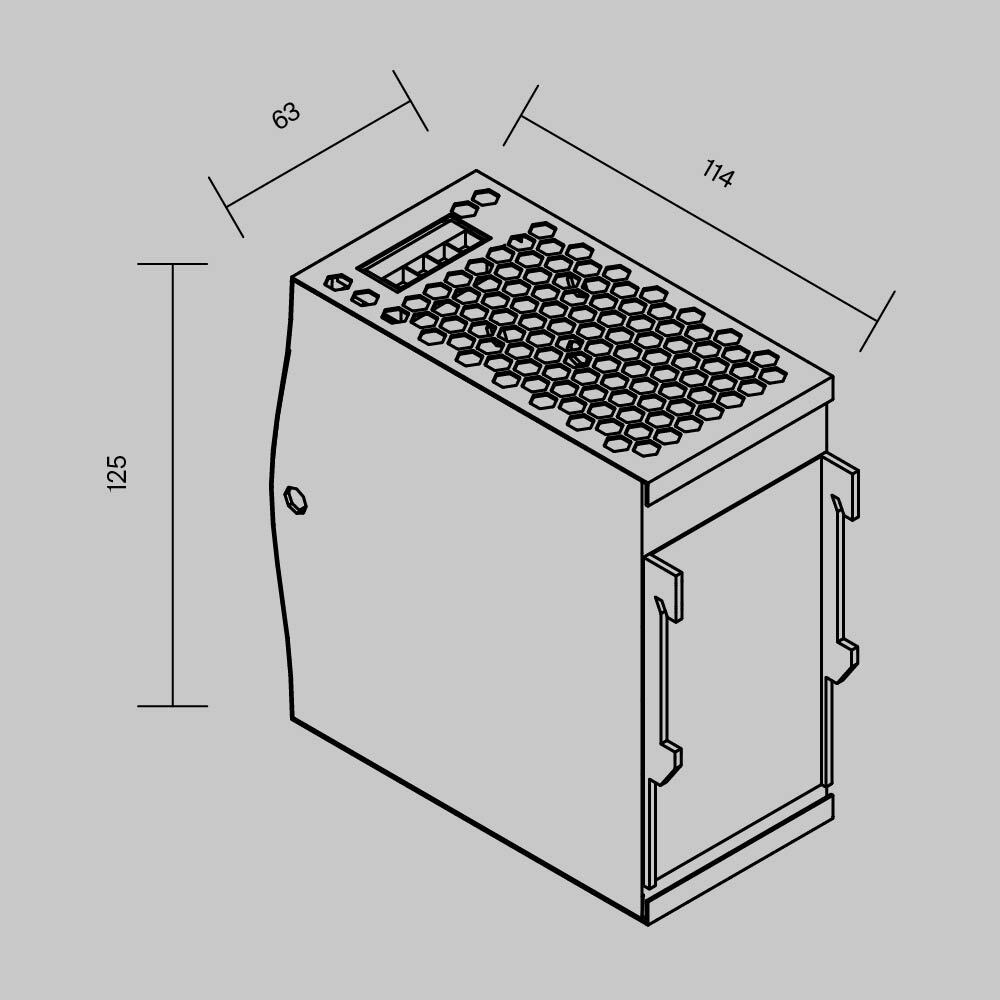 блок питания maytoni psl015 240вт 48в ip20 831001