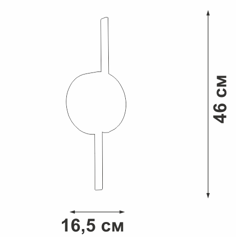 настенный светильник vitaluce v3041-0/2a