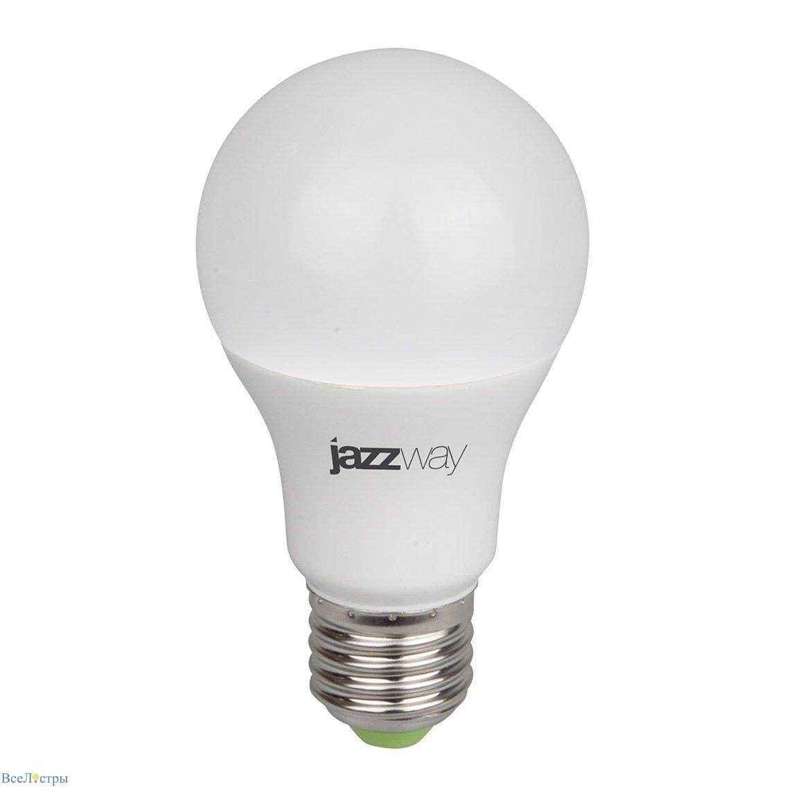 лампа светодиодная для растений jazzway agro e27 15w прозрачная 5025547