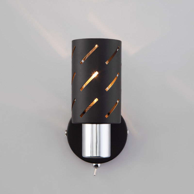 бра eurosvet 20090/1 черный/хром