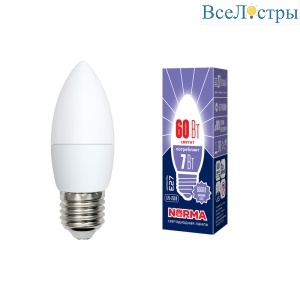 LED-C37-7W/DW/E27/FR/NR картон