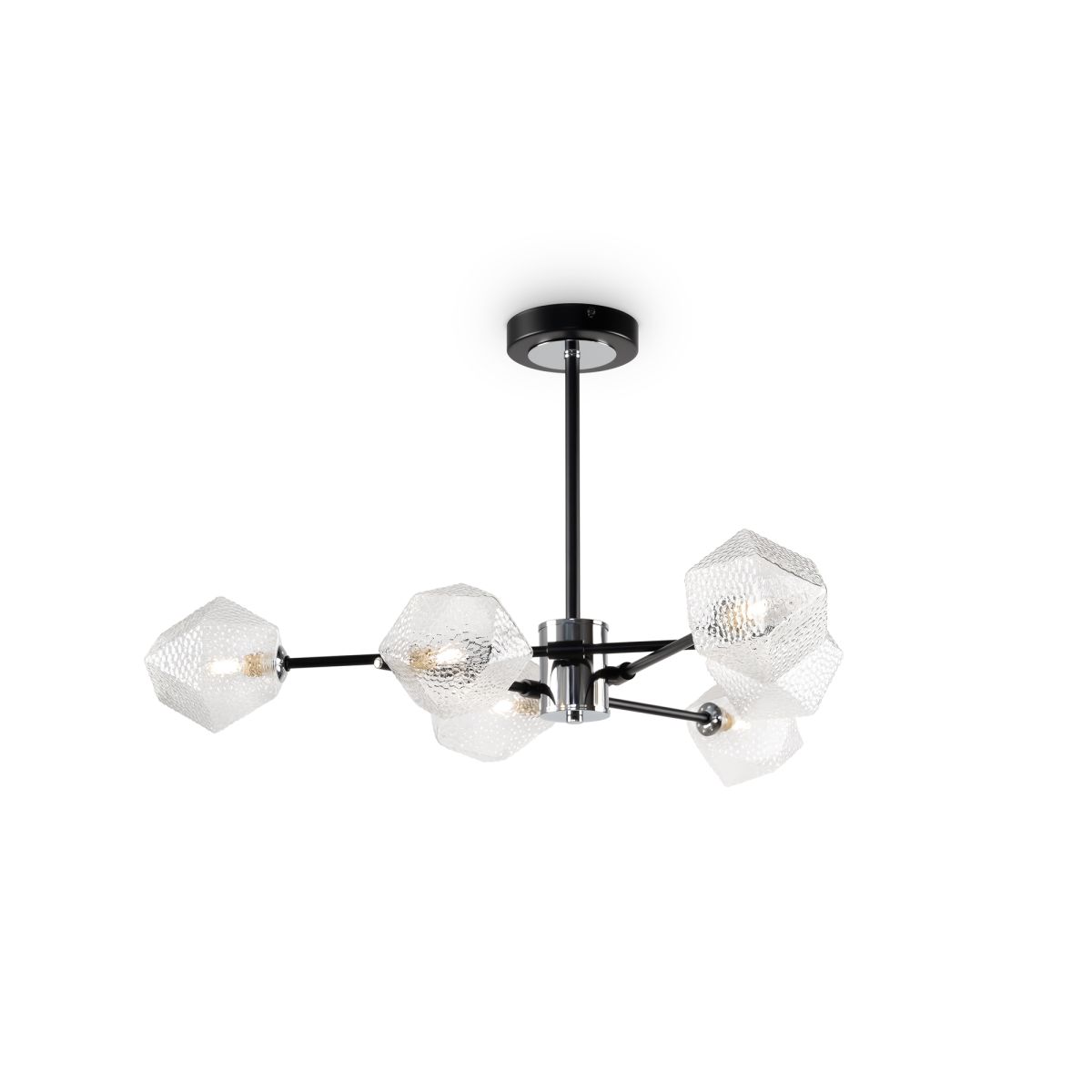 люстра на штанге freya floristic fr5328cl-06b