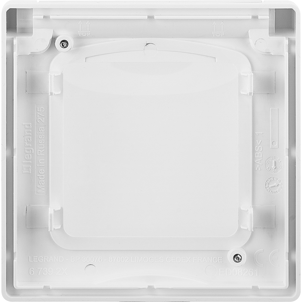 рамка с защитной крышкой legrand inspiria 673920