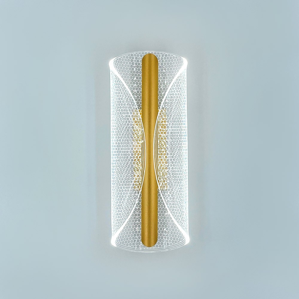настенный светильник led4u l6329-01 gd