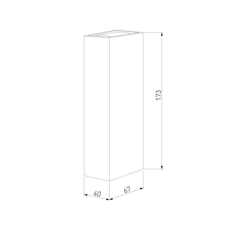 уличный настенный светодиодный светильник elektrostandard blaze 35136/w черный 4690389179198