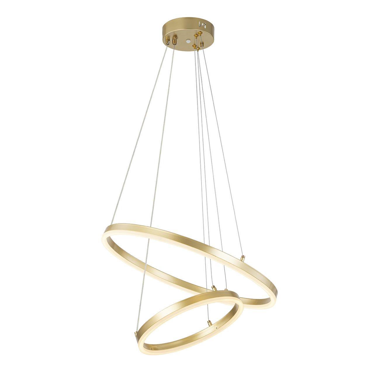 подвесной светодиодный светильник escada void 10254/2led gold app