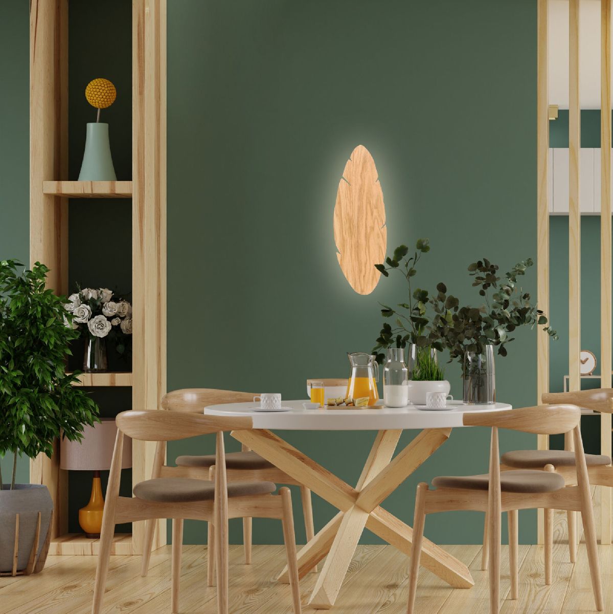 настенный светильник tk lighting 4678 hoja wood a065086