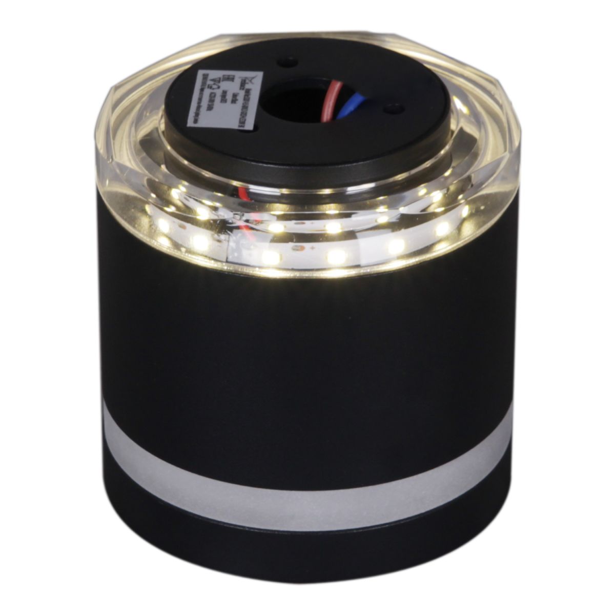 накладной светильник reluce 53001-9.5-001ld gx53+led3w bk