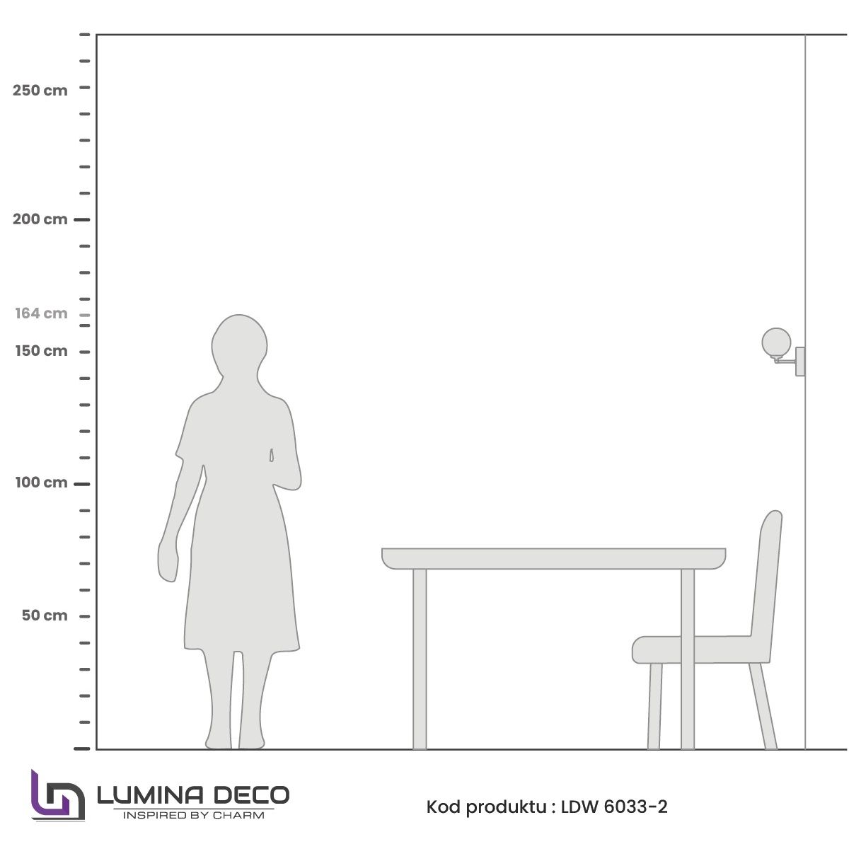 бра lumina deco marsiada ldw 6033-2 md
