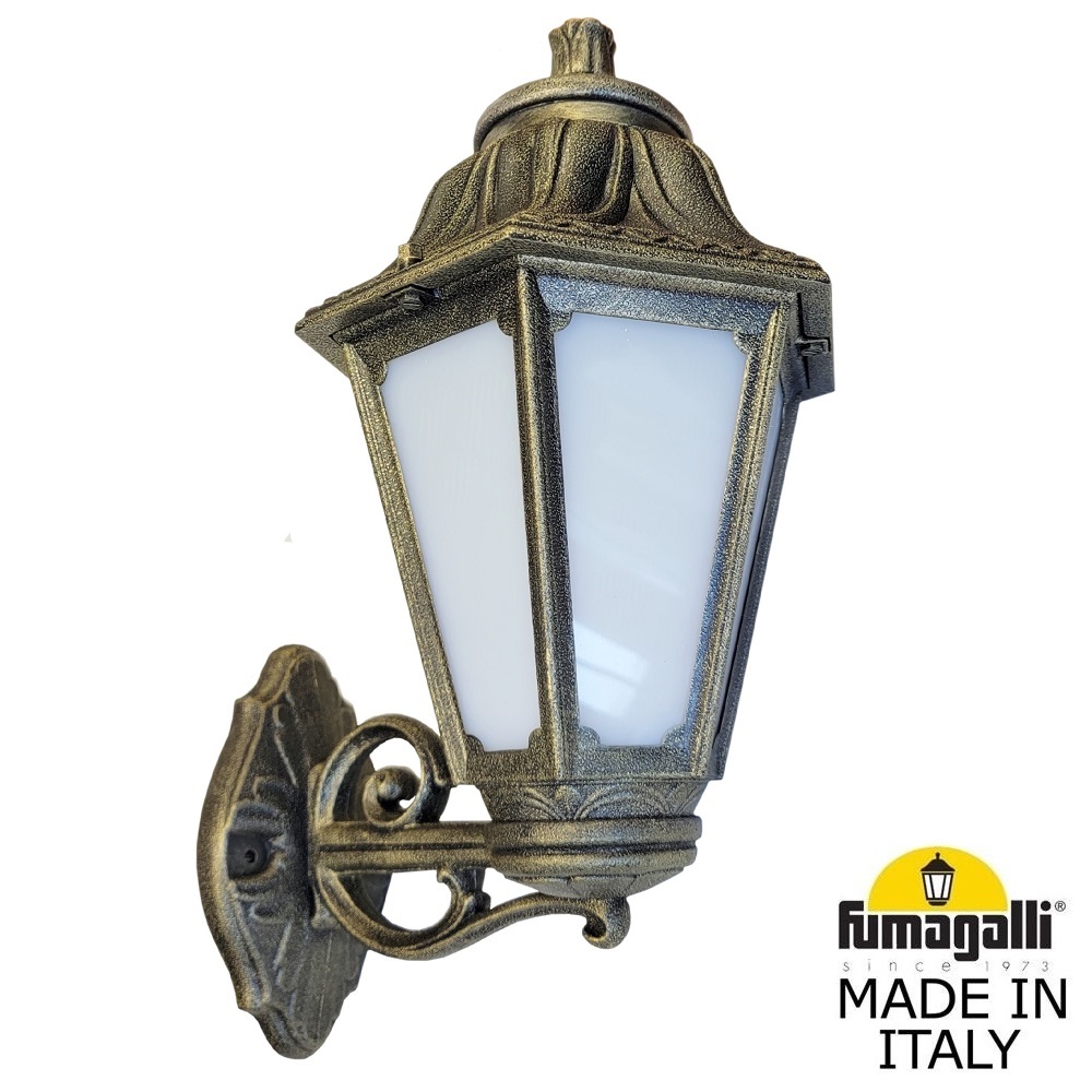 уличный настенный светильник fumagalli bisso/anna e22.131.000.bye27