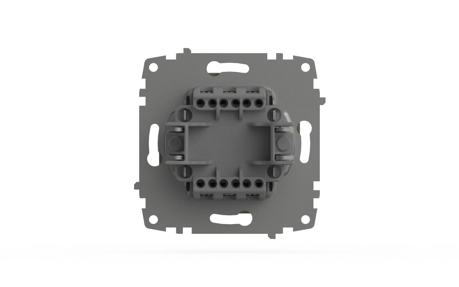 переключатель двухклавишный elbi zena vega 609-011400-211