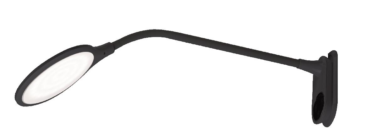 настольная лампа эра nled-498-10w-bk б0052775