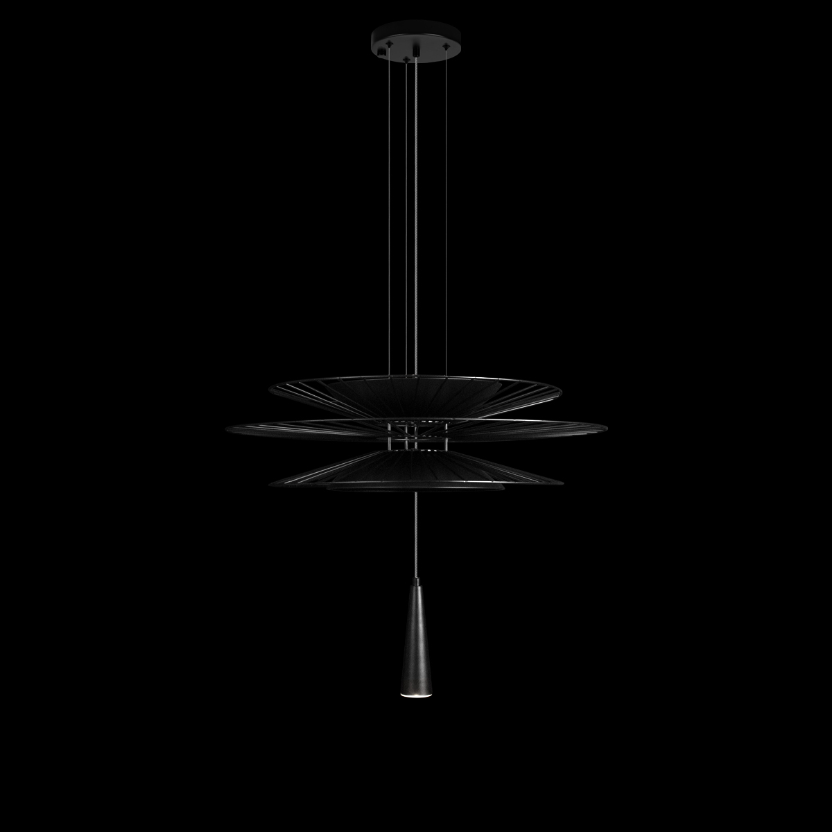 подвесная люстра loft it star 10141b/600 black