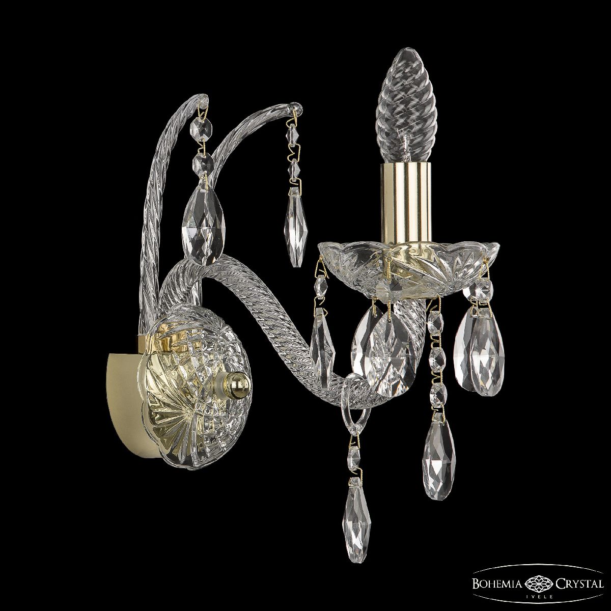 бра bohemia ivele crystal 105b/1/165 g