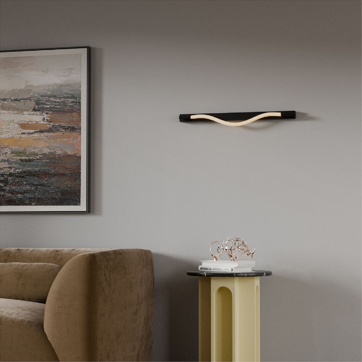 настенный светильник lightera tura le103w-80b