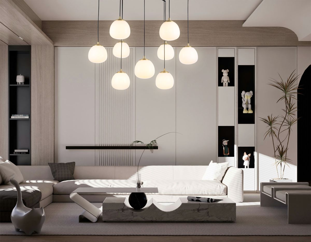 каскадная люстра ambrella light high light modern lh51001