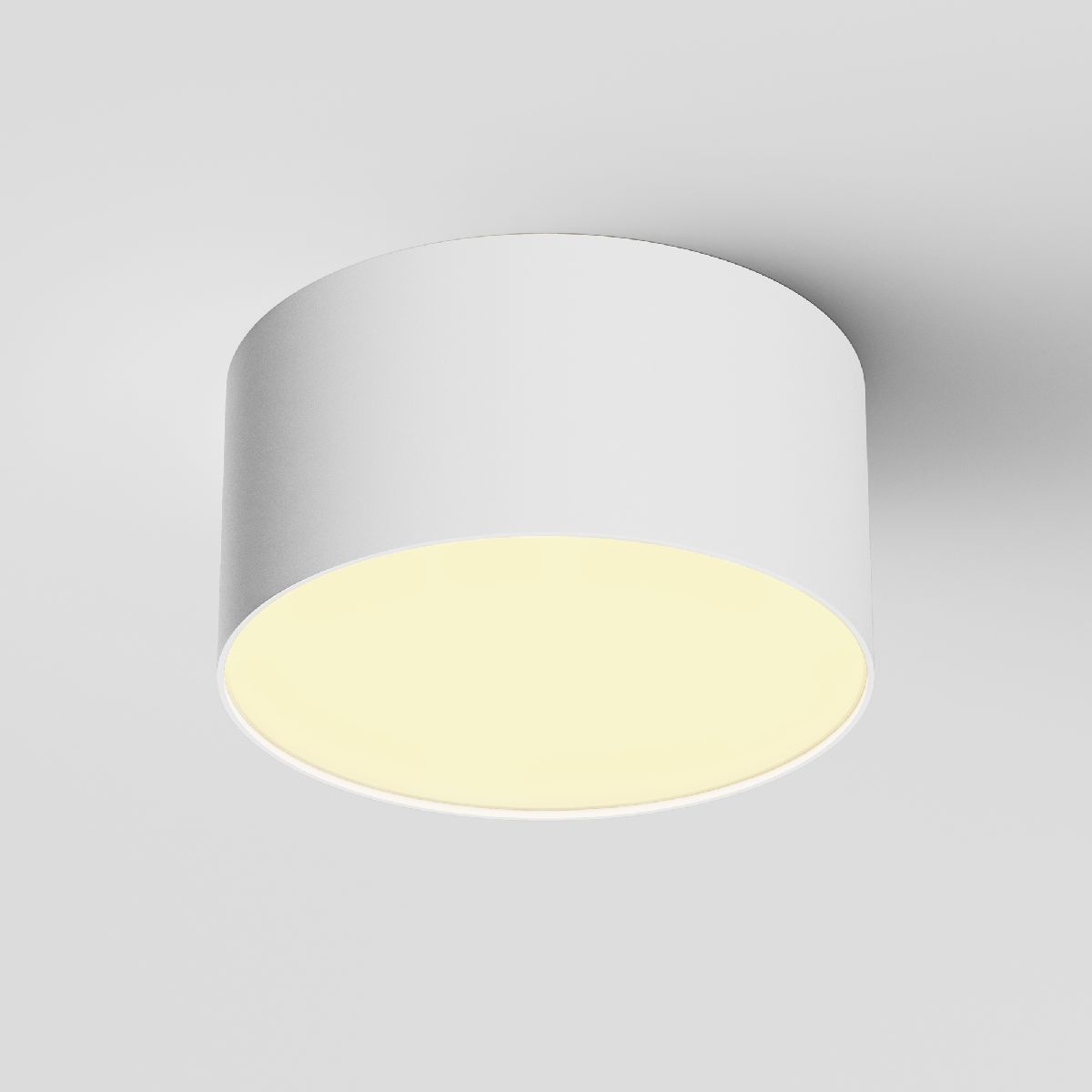накладной светильник maytoni zon c032cl-12w2.7k-rd-w