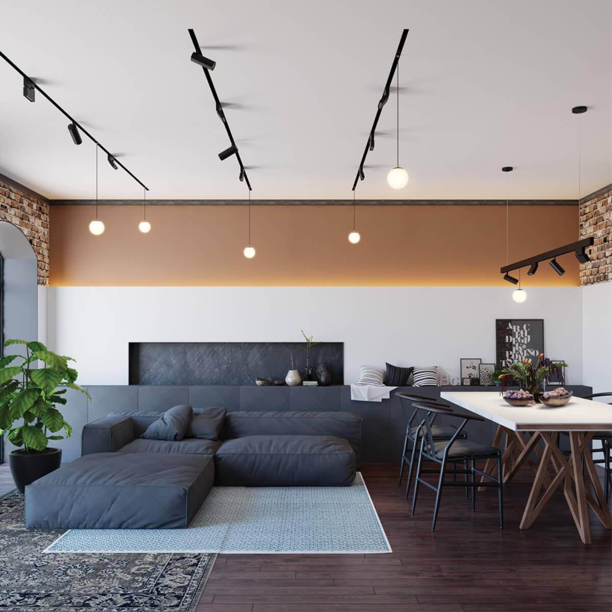 трековый светодиодный светильник novotech shino flum 358628