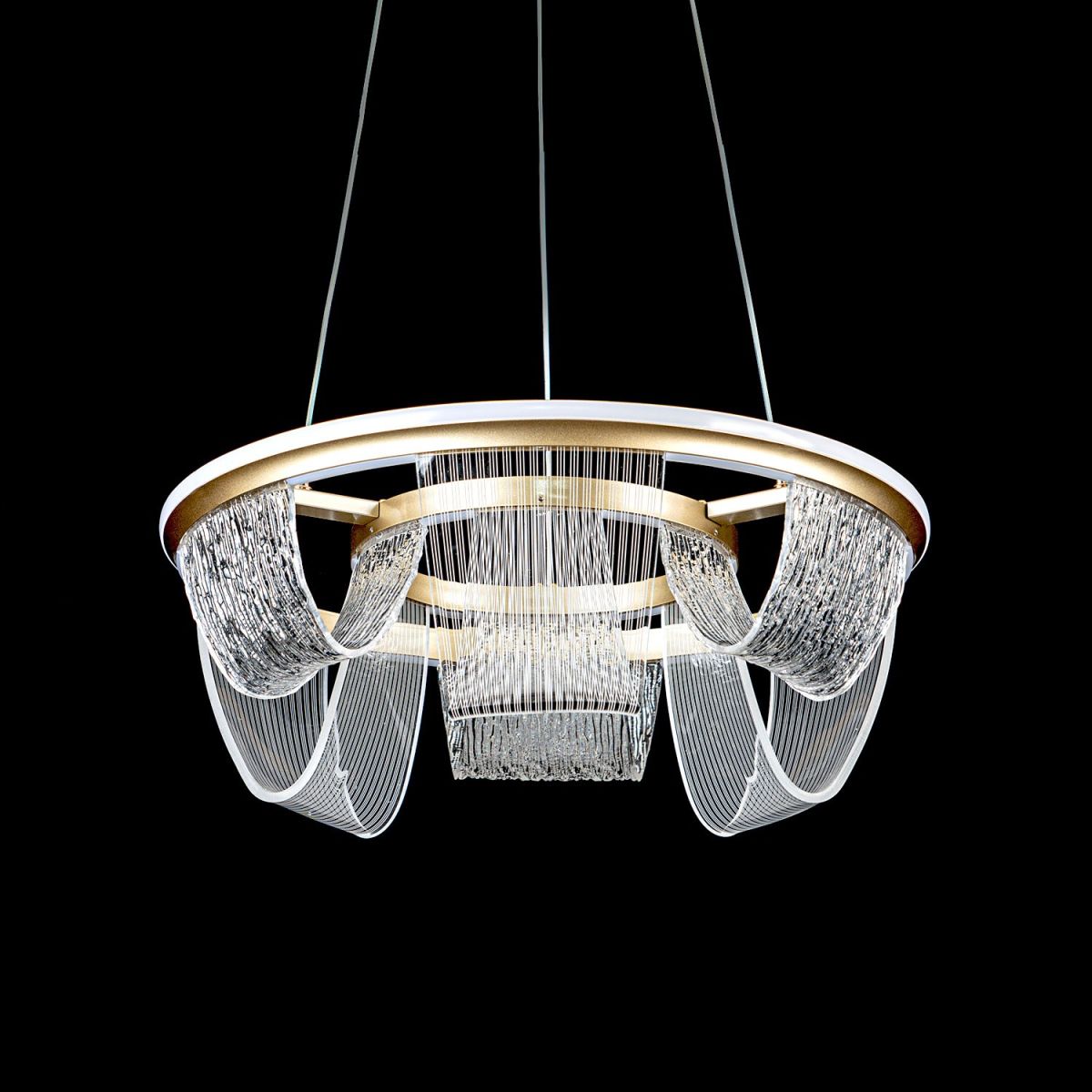 подвесной светильник led4u l7706-460 gd