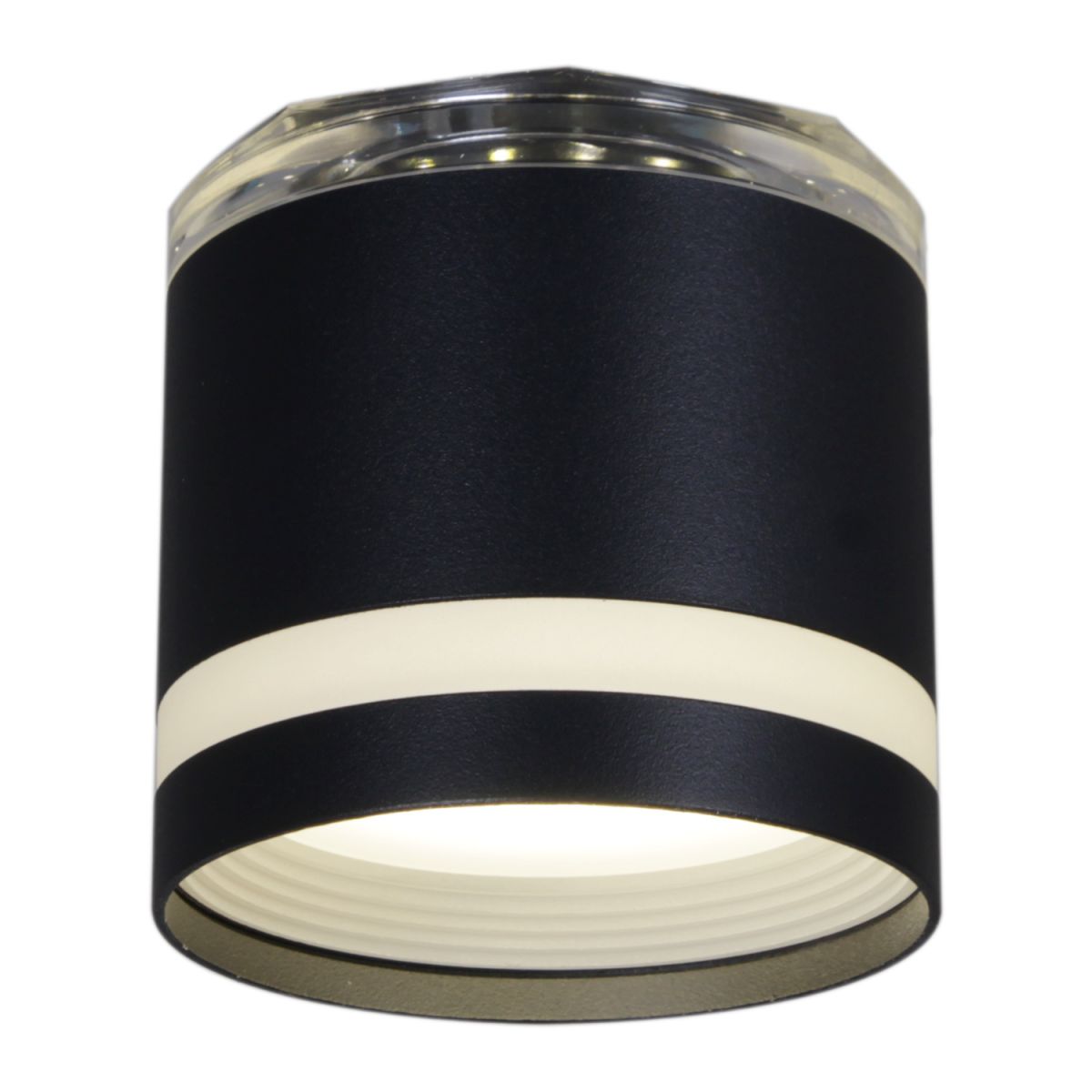 накладной светильник reluce 53001-9.5-001ld gx53+led3w bk