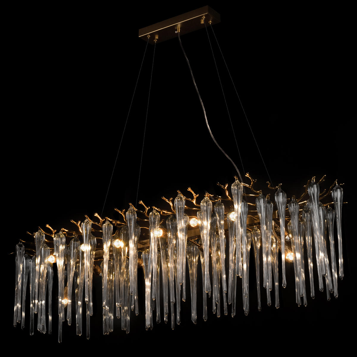 подвесная люстра loft it waterfall 10350/1200l ab