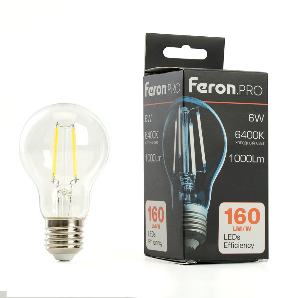 светодиодная лампа feron lb-1106 e27 6w 6400k 48891