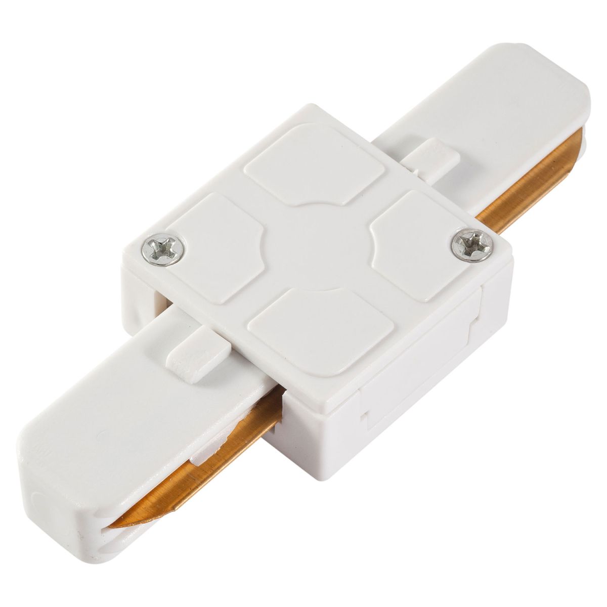 трековый однофазный прямой соединитель am group am176 wh