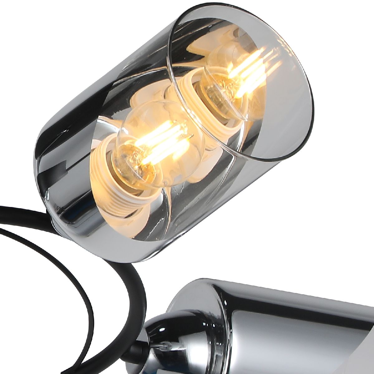 люстра на штанге illumico il8208-4cou-79 bk cr iola