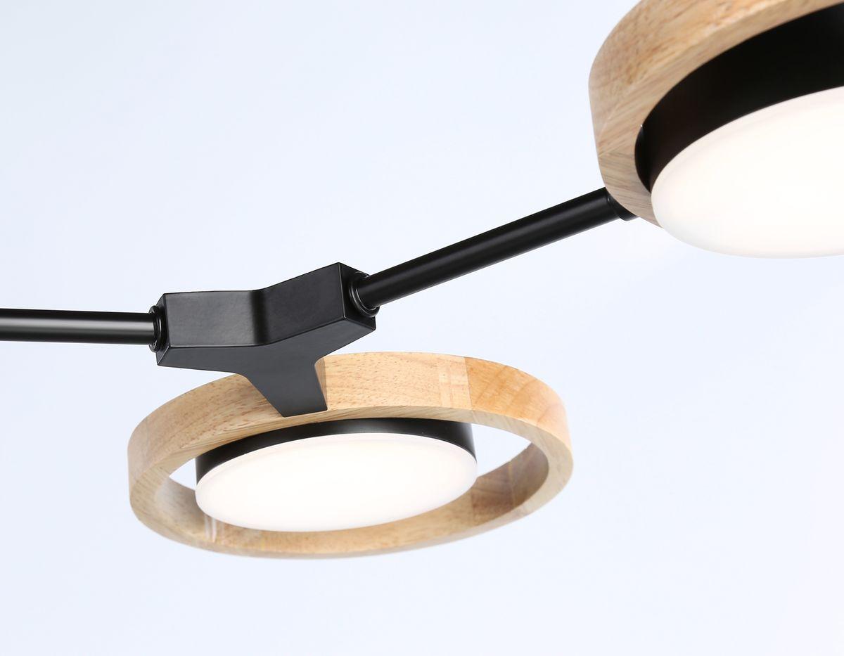 потолочная светодиодная люстра ambrella light comfort linetech fl51611