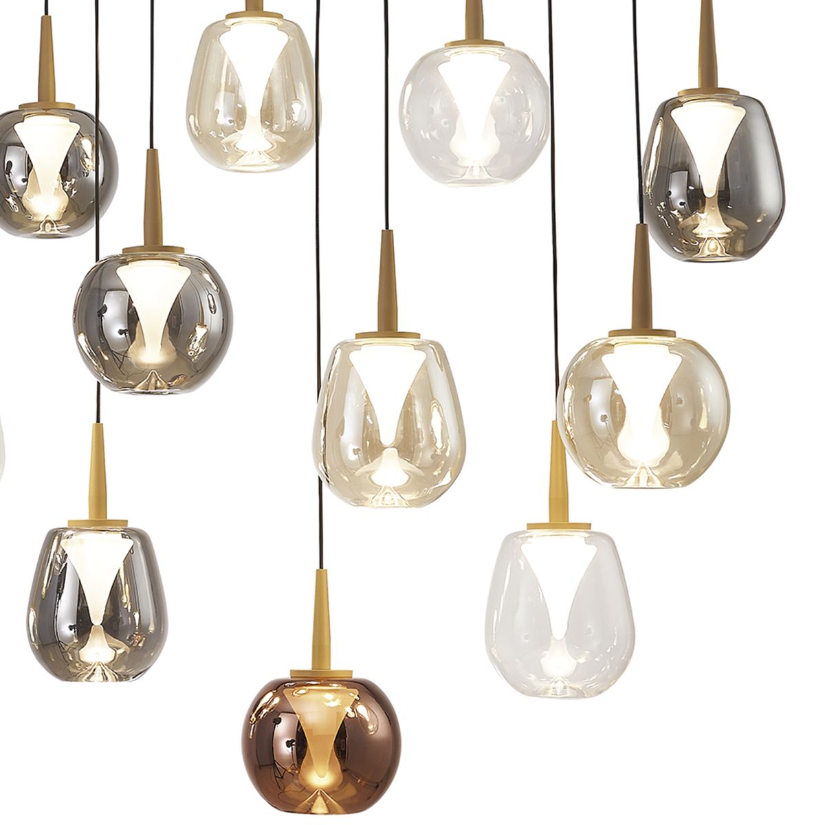 каскадная люстра mantra andromeda 8936+14pl