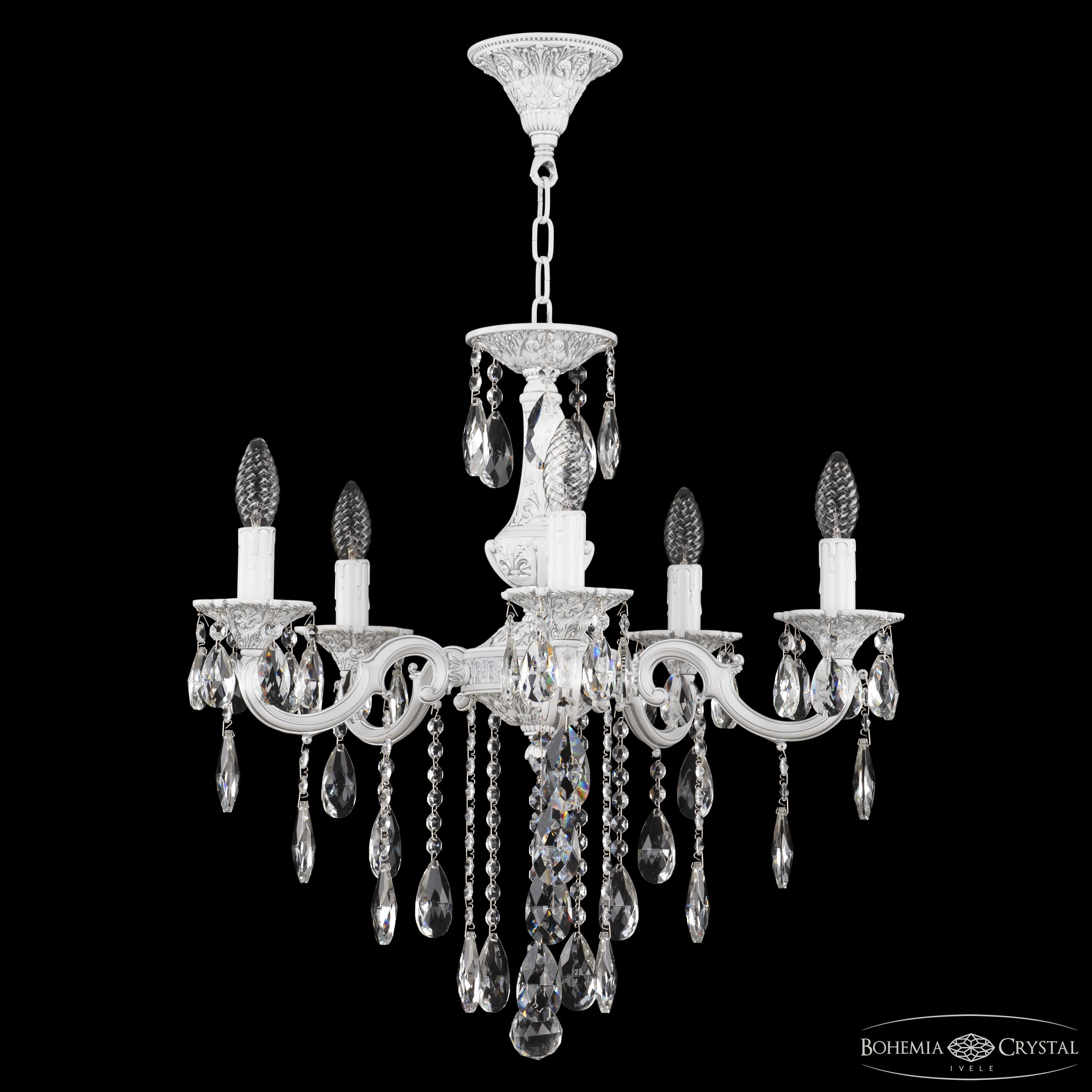 подвесная люстра bohemia ivele crystal al78101/5/175 b wmn