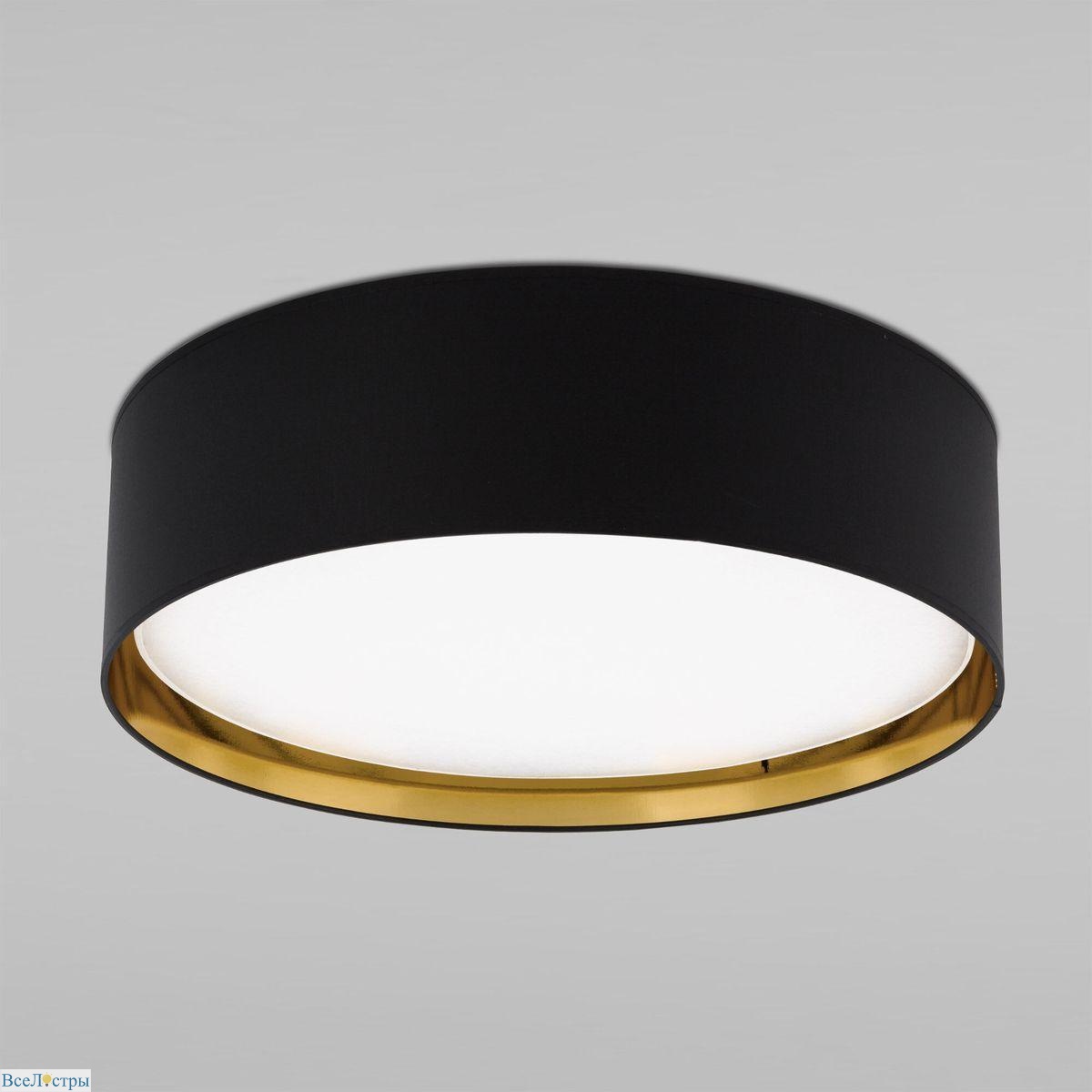потолочный светильник tk lighting 3432 bilbao black gold