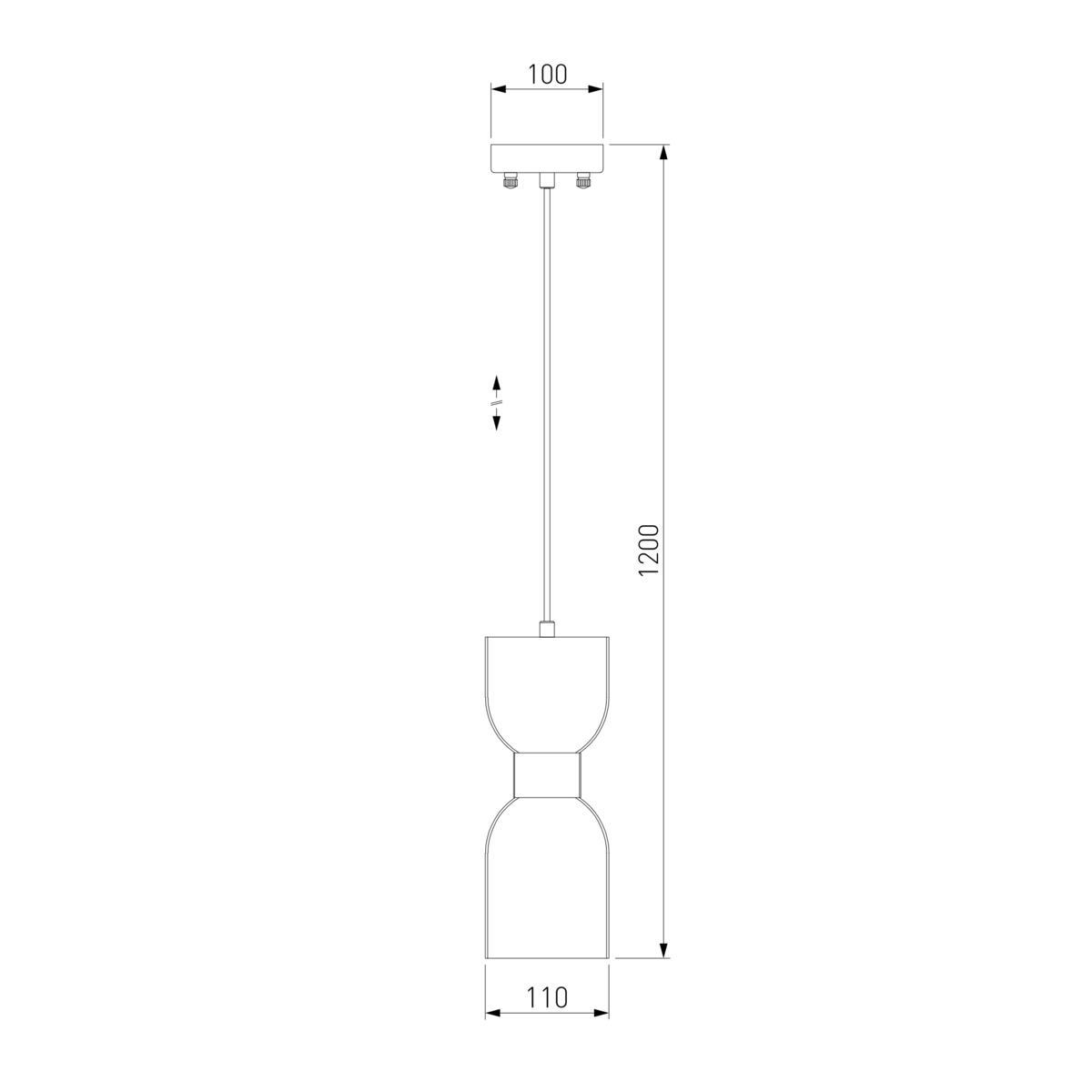 подвесной светильник eurosvet tandem 50118/1 никель