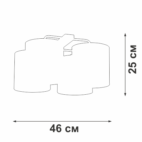 потолочная люстра vitaluce v28810-1/4pl