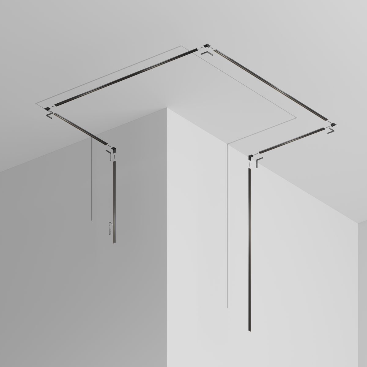 шинопровод встраиваемый maytoni technical exility x trx239-423.12b