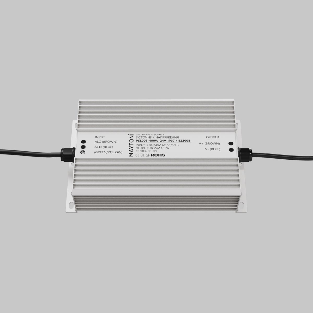 блок питания maytoni led strip psl008 24в 400вт ip67 822008