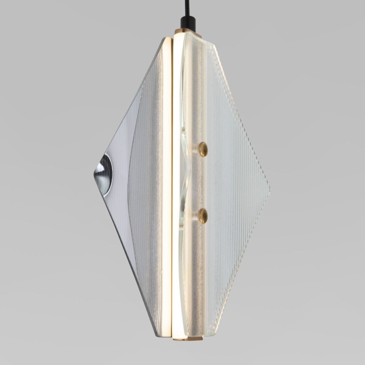 подвесной светильник eurosvet glare 304054 led латунь a071583