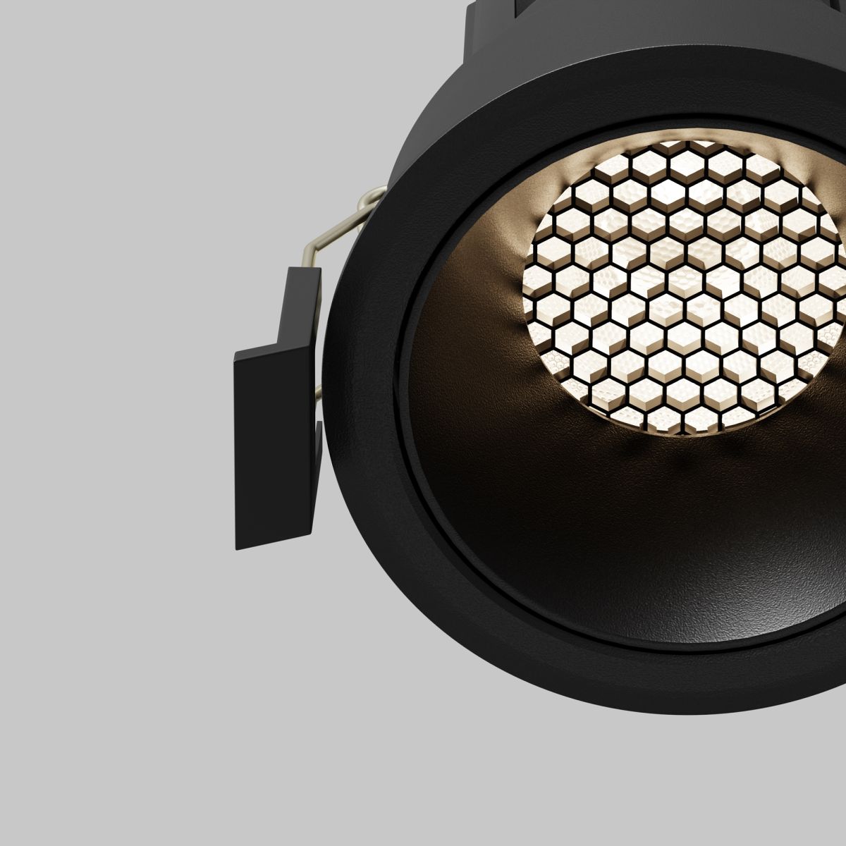 встраиваемый светильник maytoni dip dl115-10w-4k-b