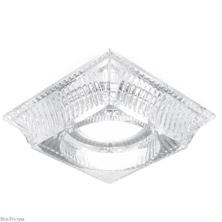встраиваемый светильник gauss glass cr053