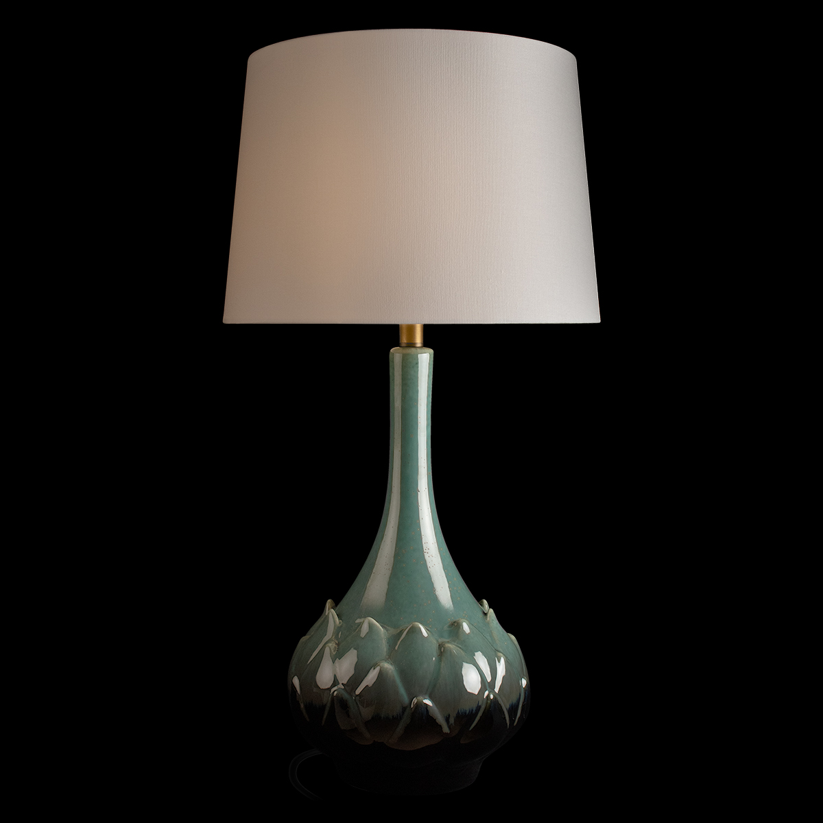 настольная лампа loft it kale 10518t green