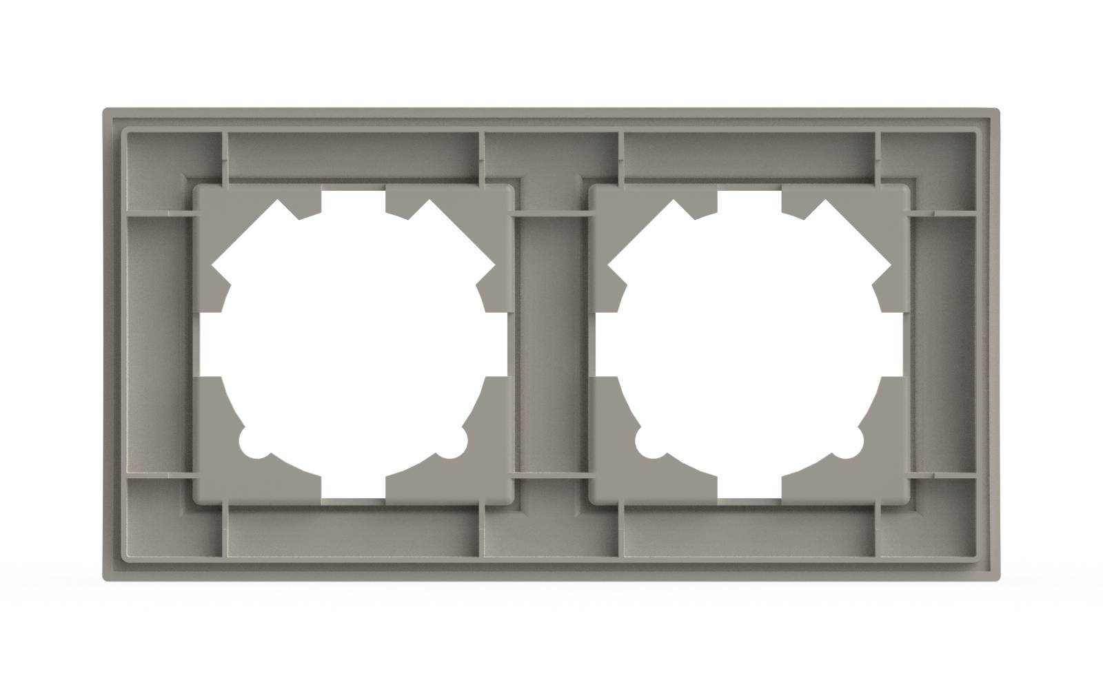рамка двухместная elbi zena 500-010200-226