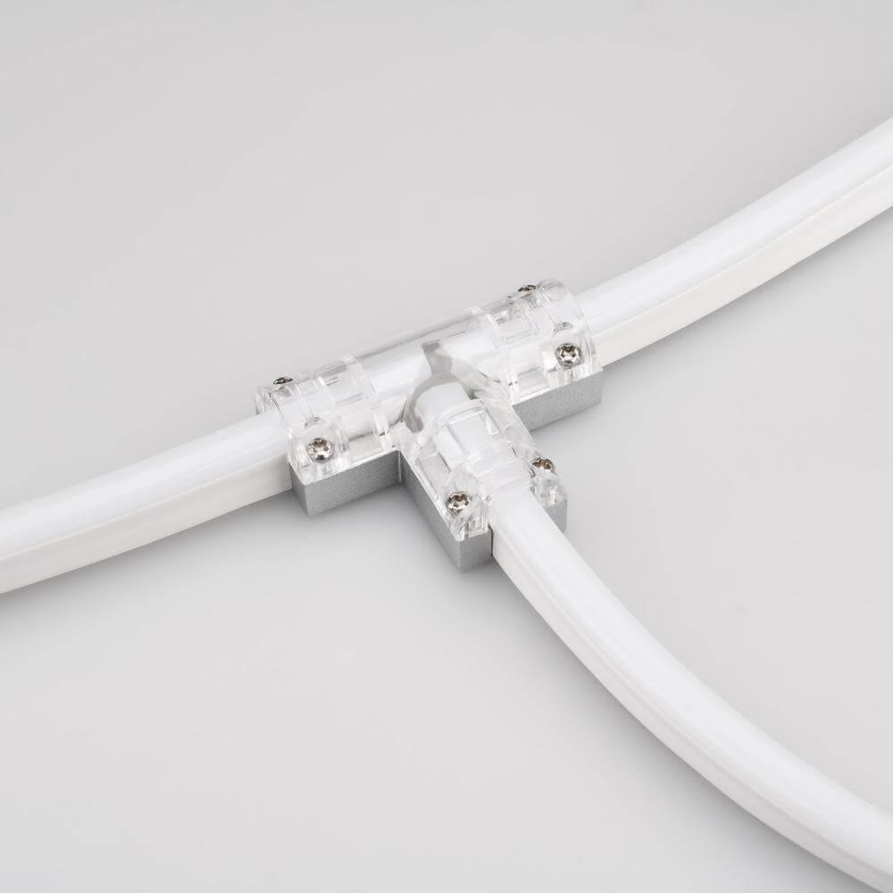 коннектор т-образный arlight arl-clear-mini-2x90 022706